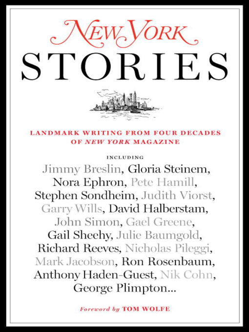 Title details for New York Stories by Editors of New York Magazine - Wait list